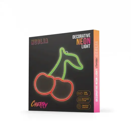 Neon LED Light CHERRY green red NNE23 Neolia Foto 8