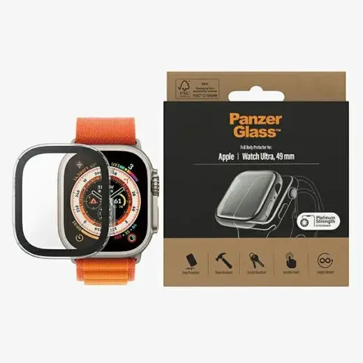 PanzerGlass Full Body tempered glass + case for Apple Watch Ultra (49mm) clear Foto 3
