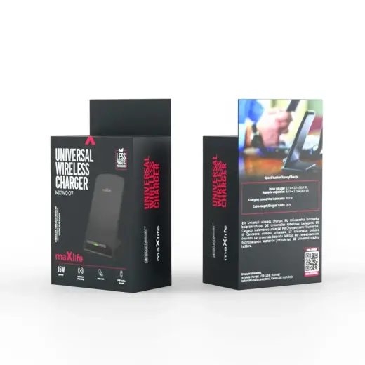 Maxlife MXWC-07 wireless charger 15W black Foto 5