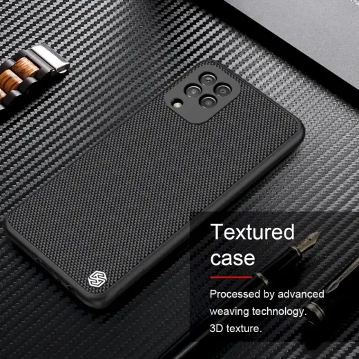 Nillkin Textured Hard Case for Samsung Galaxy A22 4G Black Foto 7