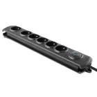 Qoltec Surge protector | 6 sockets | 3m | Black — Foto 11