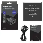 Qoltec Splitter Ethernet mini SWITCH 1x4 RJ45 | 1000Mb/s | USB-C | Aluminium Foto 14