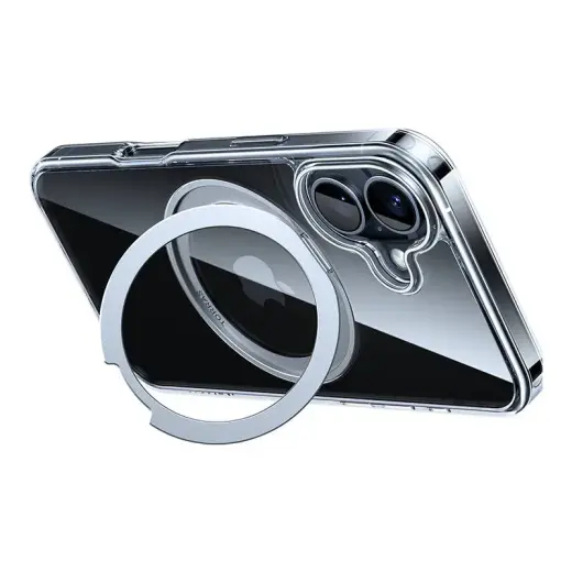 Torras Ostand Pro Case for iPhone 16 Plus (Transparent) Фото num