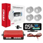 Parking assistant system LED-GRAF 3D 4 sensor silver — Photo 1