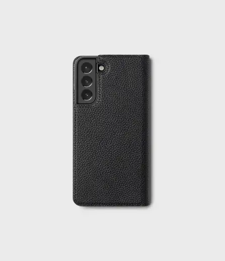 Ringke Folio Signature Flip Leather Case for Samsung Galaxy S22 + (S22 Plus) Black (FSS118R262) Photo