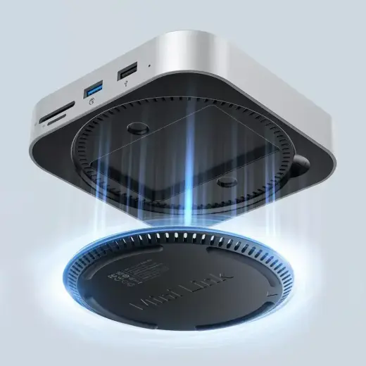 Orico MiniLink 9-in-1 Docking Station with Hard Drive Bay - Silver Foto 8