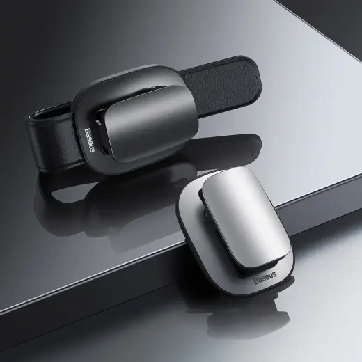 Baseus car glasses clip holder for glasses black (ACYJN-B01) Photo