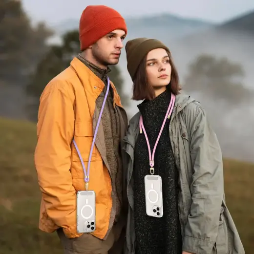 TECH-PROTECT C7S ROPE CROSSBODY STRAP LAVENDER|GOLD Фото num