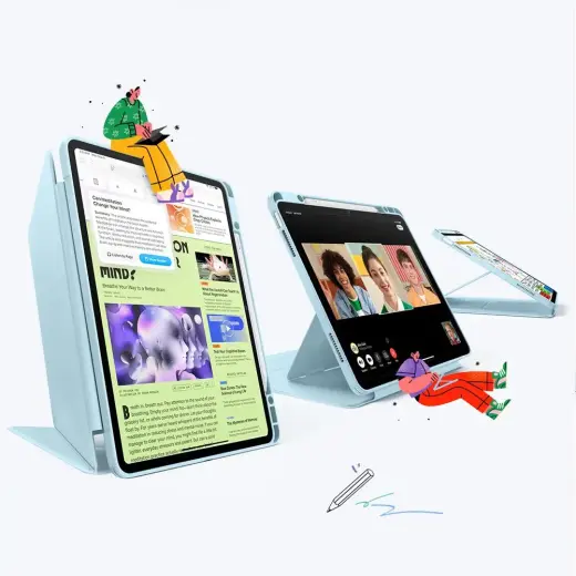 ESR FLIP HYBRID IPAD AIR 13" 1 | 2 | 2024-2025 SKY BLUE Фото num