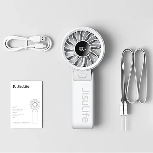 Jisulife Handheld Fan Life7 3600mAh Portable USB Fan - Gray Foto 17