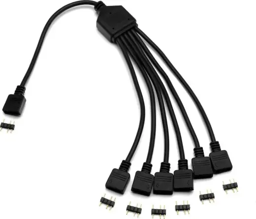 EK Water Blocks EK-D-RGB 6 times splitter cable