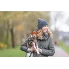 Apģērbs suņiem - Trixie Pirou winter coat with harness, XS: 30 cm, sand Foto 6