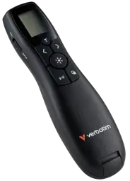 Prezenteris Verbatim 2.4GHz Melns 2xAAA LCD display