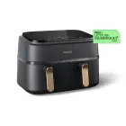 Philips Airfryer NA352 00 Dual Basket 9L 2750W black copper (NA352/00) Foto 1