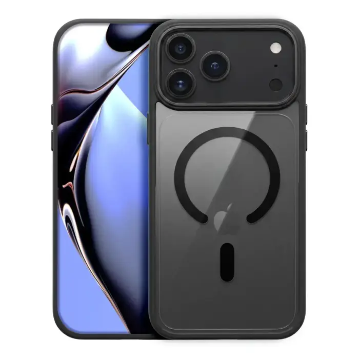 Color Clear Mag case for iPhone 17 Pro 6,3" / 18 Pro 6,3'' dark grey