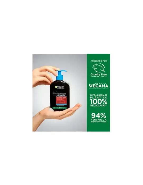 Garnier Pure Active Gel Limpiador Con Carbón 250ml