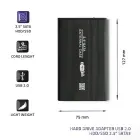 Qoltec External Hard Drive Case HDD/SSD 2.5'' SATA3 | USB 2.0 | Black Foto 4