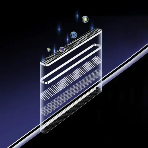 Baseus Full Screen защитное стекло для телефона iPhone 14 Pro с фильтром от синего света и динамиком 0.3 мм + рамкой для установки Фото num