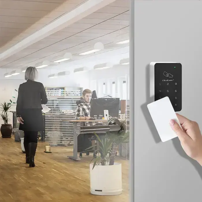 Qoltec code lock FEBE with RFID reader | Code | Card | key fob | EM Foto 5