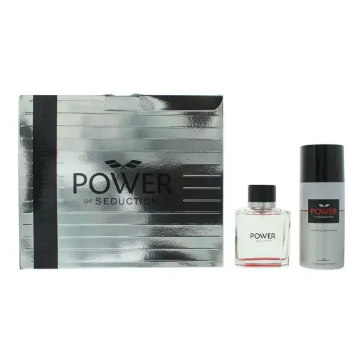 Set Antonio Banderas: Power of Seduction, Eau De Toilette, For Men, 100 ml + Power of Seduction, 24h Protection, Deodorant Spray, For Men, 150 ml Фото num