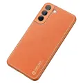 Dux Ducis Yolo elegant cover made of ecological leather for Samsung Galaxy S22 + (S22 Plus) orange Фото num