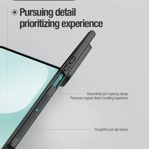 Nillkin Super Frosted FOLD Back Cover for Samsung Galaxy Z Fold 7 Black Foto 5