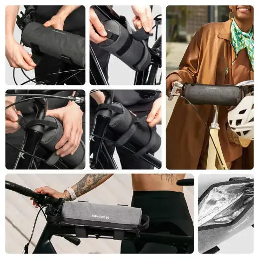 Wozinsky WBB37GRB bicycle bag with thermal insulation - gray Foto 2