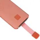 WONDER Deko Pouch Case (Size L) for Iphone 13 Mini/12 Mini/SE 2020/2022/7/8 peach — Photo 5
