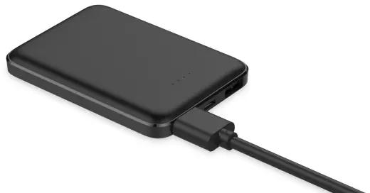 Platinet power bank 5000mAh Polymer  black (44815) 5907595448154 Foto 1