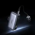 Ugreen PB503 5000mAh внешний аккумулятор (powerbank) с портом Тип C и интегрированным коннектором Тип C - серый Фото num