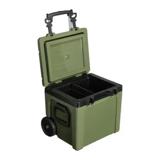 Aukstuma kaste ar riteņiem The Easy-Carry Outdoor Wheeled Cooler 47L tumši zaļa  Foto 2