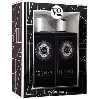 Vivian Gray For Men Oud Wood Set - Dárková sada tělové péče