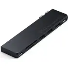 Adapter HUB 7in1 2 x USB C Satechi Pro HUB Slim ST-HUCPHSD for MacBook midnight Фото num