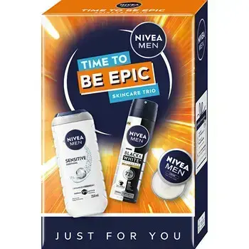 Nivea Homme Time to Be Epic Set - Dárková sada pro muže