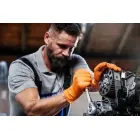 Nitrile gloves GoGrip  orange size S, 50 pcs — Photo 3