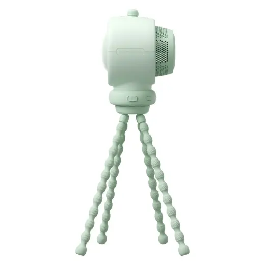 Jisulife Stroller Fan Life2S 5000mAh with Flexible Legs, Desk, Stroller, Filter - Green Фото num