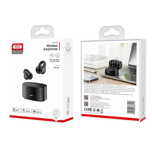 XO Bluetooth earphones G10 TWS black Photo
