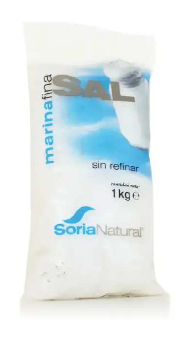 Alecosor Sal Marina Fina Sin Refinar 1 Kg
