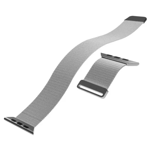 Puro Milanese Stainless Steel Apple Watch Band 38|40|41mm - Silver Фото num