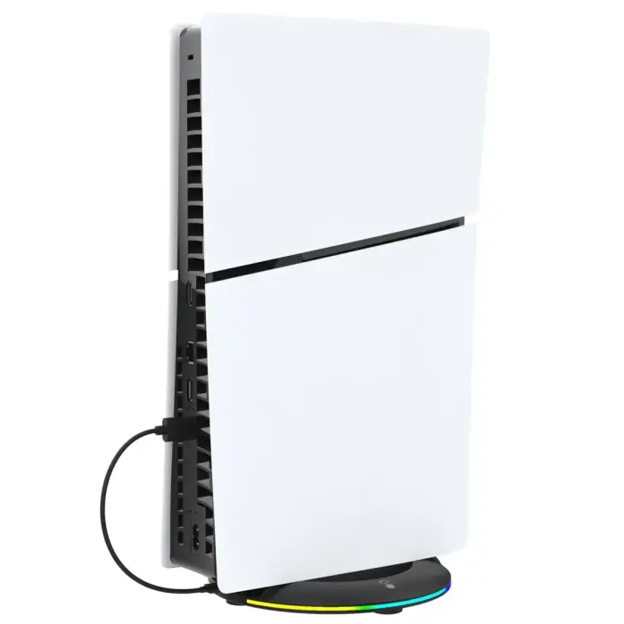 iPega P5S025SH Vertical Stand with RGB for PS5 Slim/PS5 Pro Black Фото num