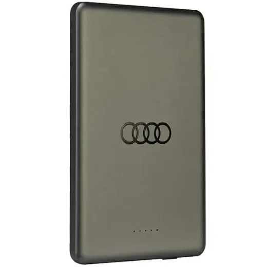 Audi Big Logo ārējais akumulators (powerbank) | 5000 mAh | 15W | USB-C, MagSafe | pelēks Foto 2