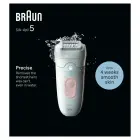 Braun Silk-épil Series 5 5-000 Epilator  White/Flamingo Foto 1