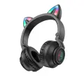 Наушники Borofone BO18 Cat Ear bluetooth черный Фото num