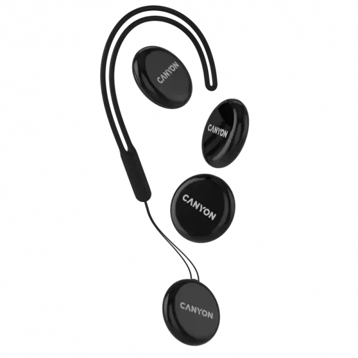 CANYON smart tag ONTAG 1 iOS 4 pcs KIT Black