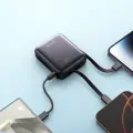 Joyroom Mini Power Bank JR-PBF27 22.5W with dual cable 10000mAh (black) Photo