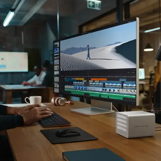 Orico 8848U4 DAS Series 4-Bay M.2 NVMe SSD Disk Array - White Foto 21