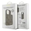 Zestaw Guess GUBPM5P15S4GEMGW iPhone 15 6.1" hardcase + Powerbank 5000mAh MagSafe brązowy|brown 4G Metal Logo Foto 11