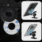 Blavec Car holder BH-16B Carbon magnetic Magsafe to dashboard (BH16BC-MDB) black Foto 7