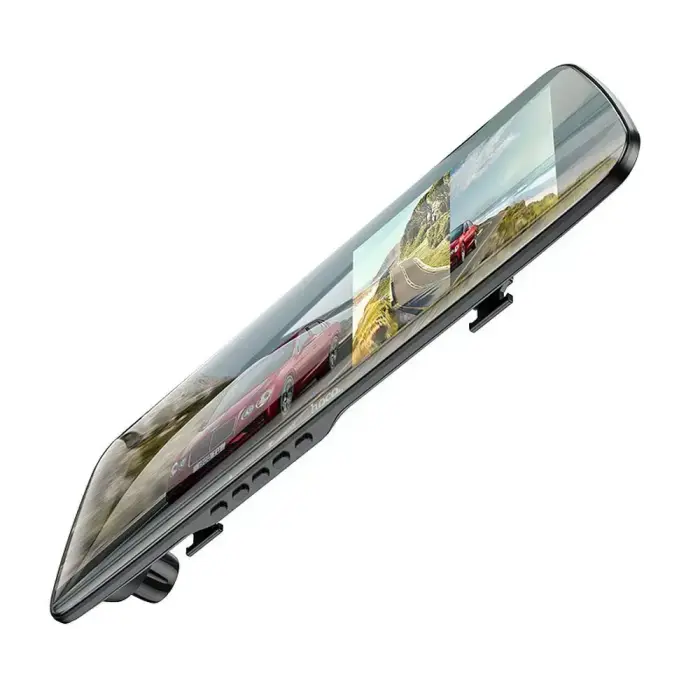 Dash cam for car Hoco for mirror with screen 4,5" 1080P/30fps + rear camera 720P/25fps DV4 black Foto 5