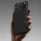 Benks Magnetic Armor Air Kevlar 600D maciņš telefonam iPhone 17 Pro melns — Foto 10